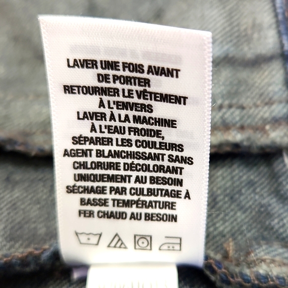 Jean Jacket AEROPOSTALE Dark Blue Wash Denim (Size S) - Picture 13 of 14